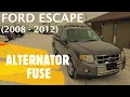 Ford Escape - ALTERNATOR FUSE LOCATION 2008