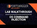 OS Command Injection - PortSwigger Web Security Academy Series