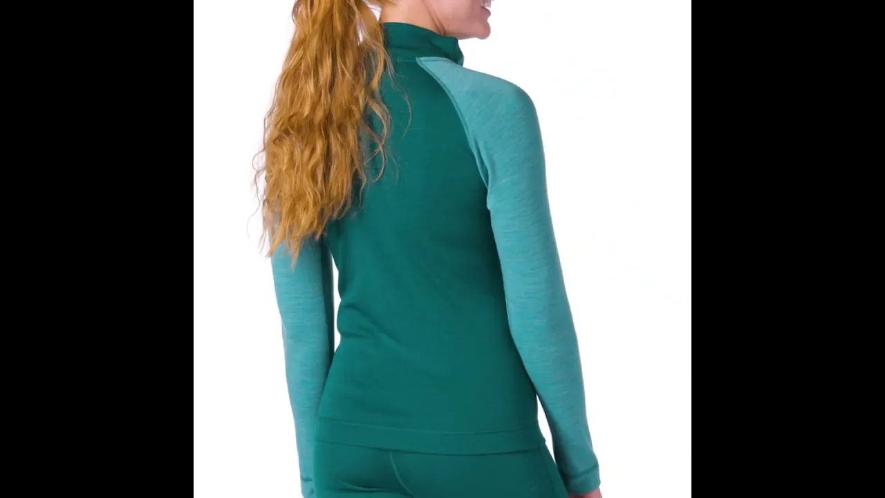 Women's Classic Thermal Merino 1/4 Zip Base Layer Top