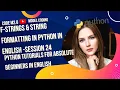 24-F-Strings String Formatting In Python Python Tutorials For Absolute Beginners In English