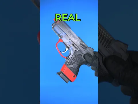 3d printed micro airsoft blaster vs REAL