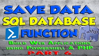 06 - Save User Creation To SQL Database PS Script