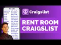 How To Rent A Room On Craigslist