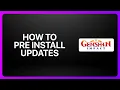 How To Pre Install Genshin Impact Updates Tutorial