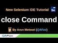 New Selenium IDE - Part 18