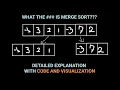 Merge Sort DETAILED Explanation Merge Sort for Dummies Python Data Structures and Algorithms
