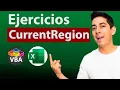 Excel Macro Course Exercises with the VBA Range CurrentRegion Property