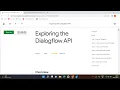 Exploring the Dialogflow API