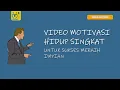 Download Lagu VIDEO MOTIVASI HIDUP SINGKAT UNTUK SUKSES MERAIH IMPIAN