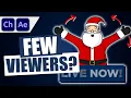 NEW Animated Call to Action GIF Character Animator After Effects Christmas Special