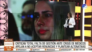 Critican total fatal de gestión ante crisis de médicos
