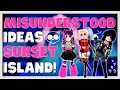 MISUNDERSTOOD Outfit Inspo For Sunset Island Theme Inspo FEM and MASC Avatars ROYALE HIGH