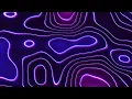 Abstract Purple Blue Wave patterns Background 2 hours 4k Screensaver Neon Lines