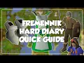 Fremennik Hard Diary Quick Guide - Old School
