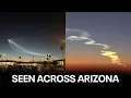 Streak of light caught moving across Arizona sky