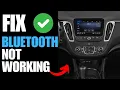 Chevy Malibu Bluetooth Not Working - How To Fix