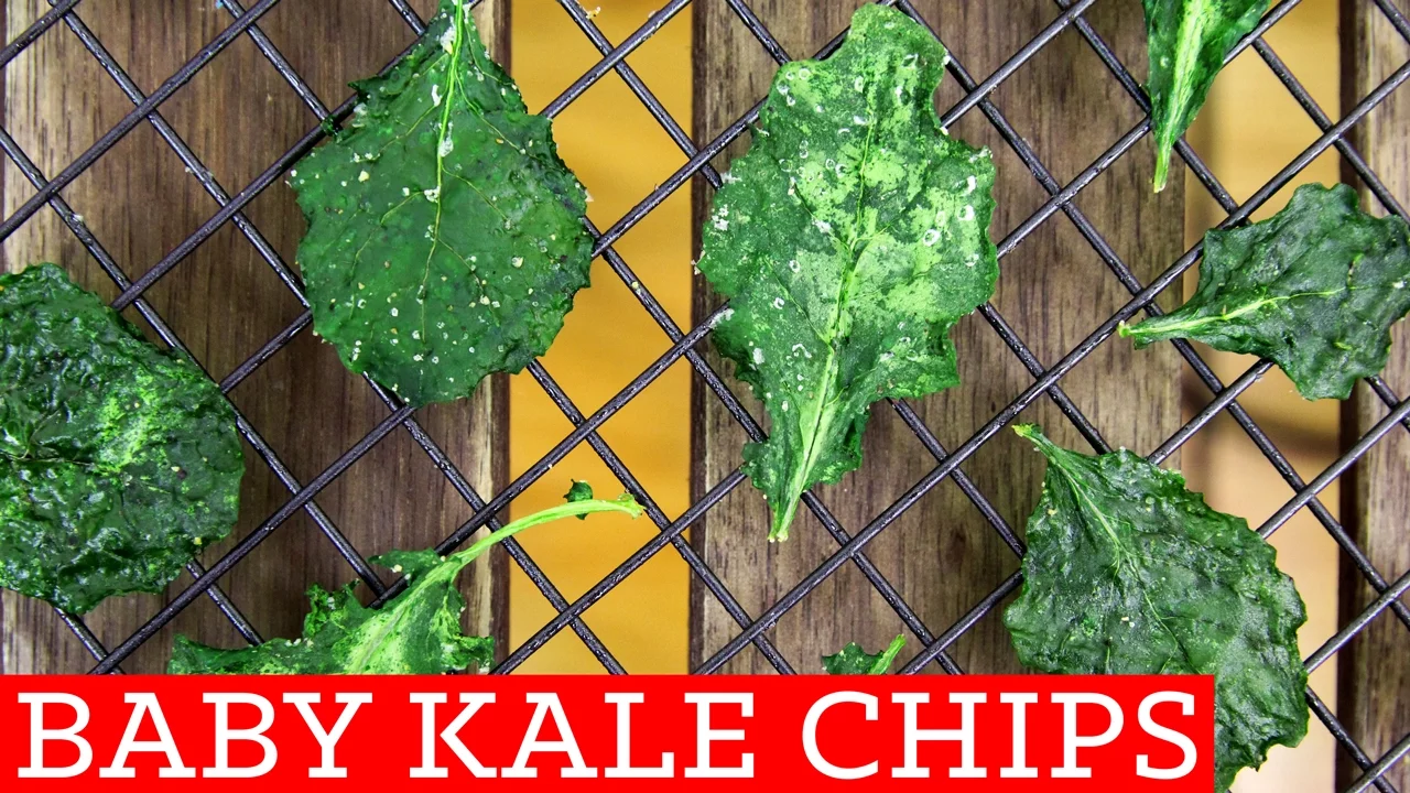 Kale Chips! Healthy Snack Recipe -Thirty Second Thursdays by Mind Over Munch