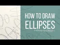 How to draw an ellipse freehand Product design sketching