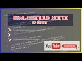 Basic Structure of HTML5 Compelete course of HTML in Lecture 2
