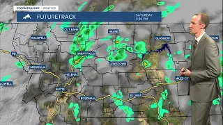 Very warm with some scattered PM this weekend