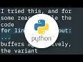 Getting realtime output using subprocess