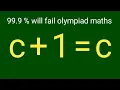 Download Lagu How to solve olympiad hardest equation in the world || x+1=x