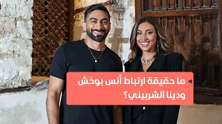 ما حقيقة ارتباط دينا الشربيني وأنس بوخش 