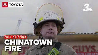 las vegas chinatown fire deputy chief gives update on response