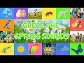 Guess the Spring Sounds for Kids Fun Spring Listening Game 4K