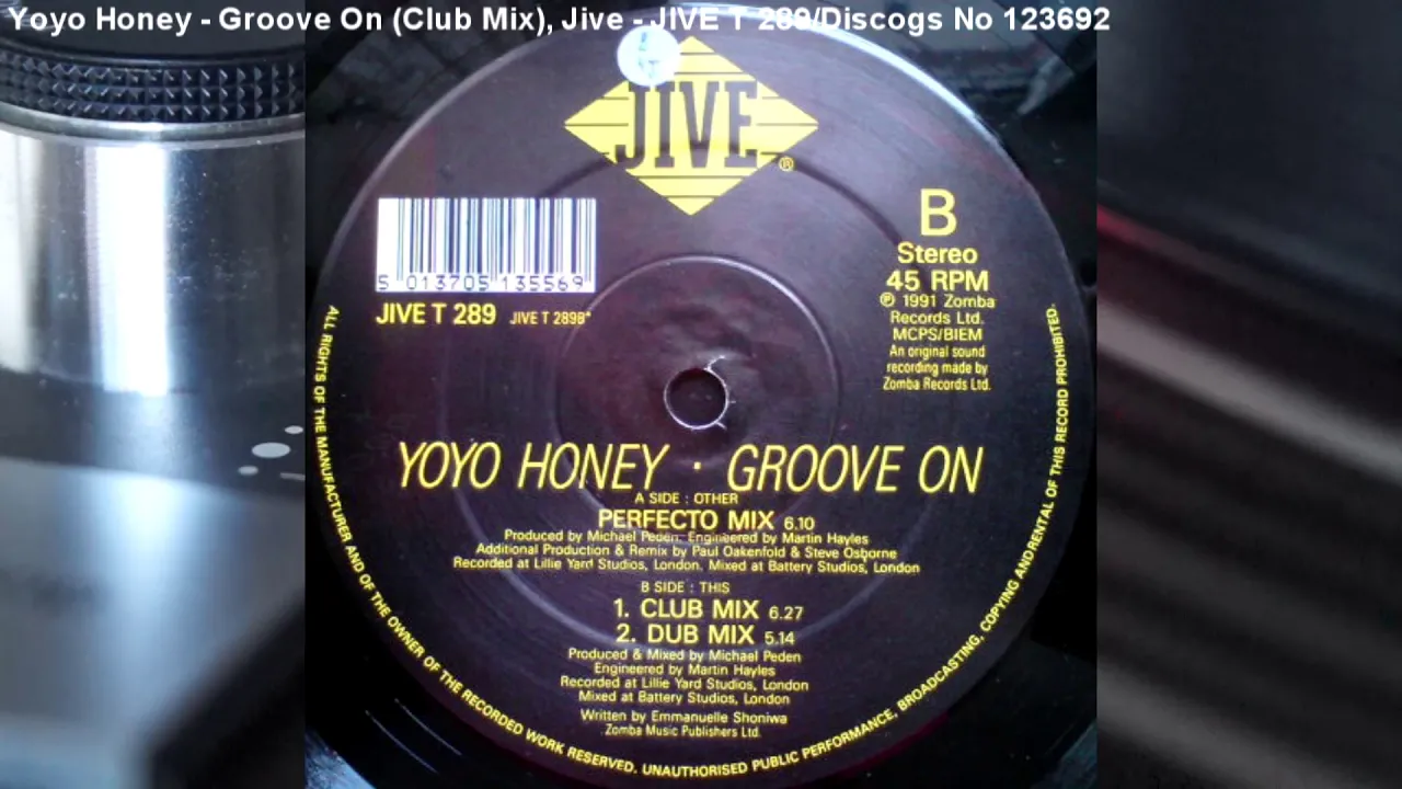 Yoyo Honey - Groove On (Club Mix) (1991)