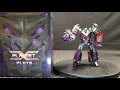 Planet X Pluto Metallic version Transformers War for Cybertron Megatron review and comparison