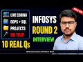 Infosys Round 2 Interview 10 Real Questions Asked Exact Format Prep Guide 2026