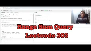 Range Sum Query Immutable - Leetcode 303
