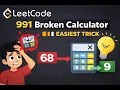 Leetcode 991 - Broken calculator easiest trick