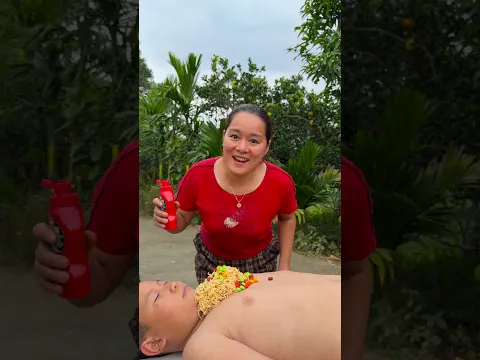 Thử thách ăn mỳ tôm theo cách cực kỳ lạ và những lựa chọn hài hước bất ngờ 😆😂🍜#shorts
