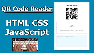 QR Code Reader using JavaScript HTML CSS ASMR - No Talking