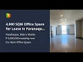 4 000 SQM Office Space for Lease in Paranaque City - BPO-Ready Near MOA NAIA