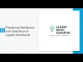 Mastering Markdown and Operators in Jupyter Notebook