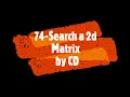 74 - Search a 2D Matrix Leetcode Java Easy Solution Using Two Pointers
