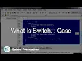 What is Switch Case Computer Science Lecture Sabaq pk
