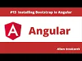 Angular Tutorial-13 - Installing Bootstrap in Angular Project