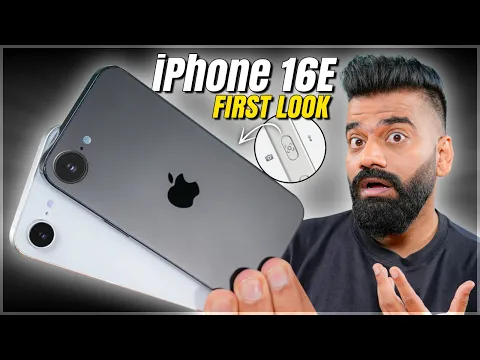iPhone 16e First Look - The New Affordable iPhone with AI???