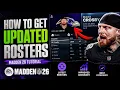 How to Get the Latest Rosters in Madden 26 Step-by-Step