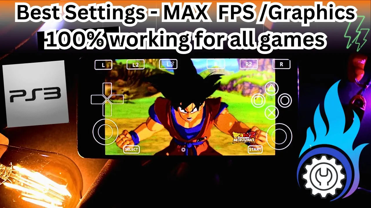 aPS3e New Best Settings For Ultra Low End Devices - 100% working for all games