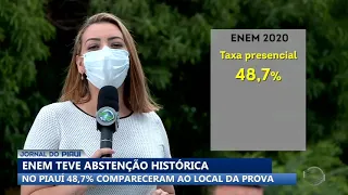 ENEM: No Piauí 48,7% compareceram ao local da prova