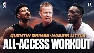 All-Access Workout - Quentin Grimes and Nassir Little