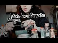 Witch s Home Protection Vlog black salt spell jars brooms bells mirrors more
