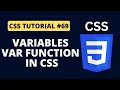 CSS Tutorial - Variables in CSS using var function Programming For Beginners