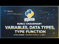 creating variables data types type function LEC 02
