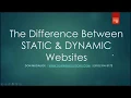 5 Difference Between a Static a Dynamic Website Tutorial with visual Aids